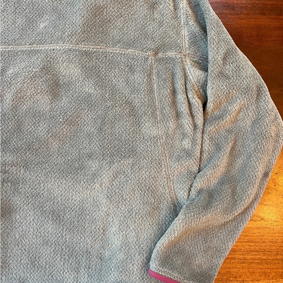 Patagonia Womens Gray Quarter Snap Pullover Fleece Pockets Sz M - Picture 9 of 9